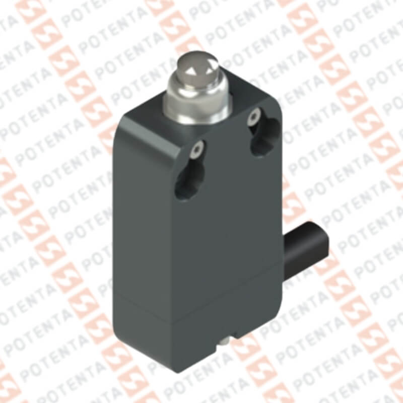 Final carrera NAB, actuador embolbo, no+nc, 250Vac 3a, Cab=2m, ip67/69k, Pizzato