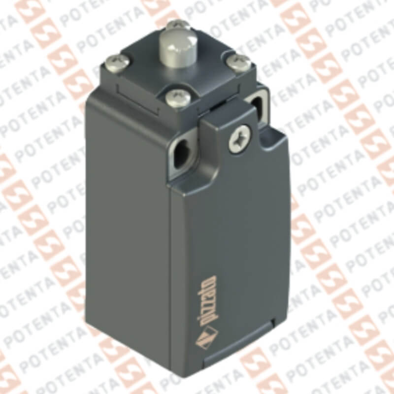 Final carrera FR, actuador pulsador-rueda 22mm, no+nc, 250Vac-6a, ip67, term m20x1.5 Pizzato