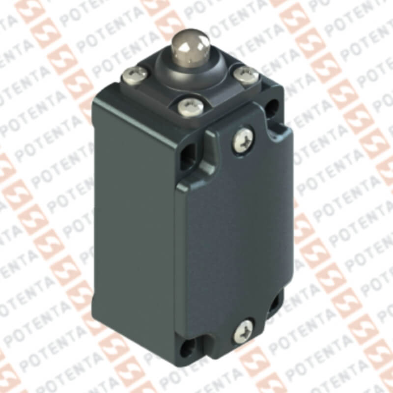 Final carrera FD, actuador pulsador, no+nc, 250Vac-6a, ip67, terminal, pg13.5, Pizzato