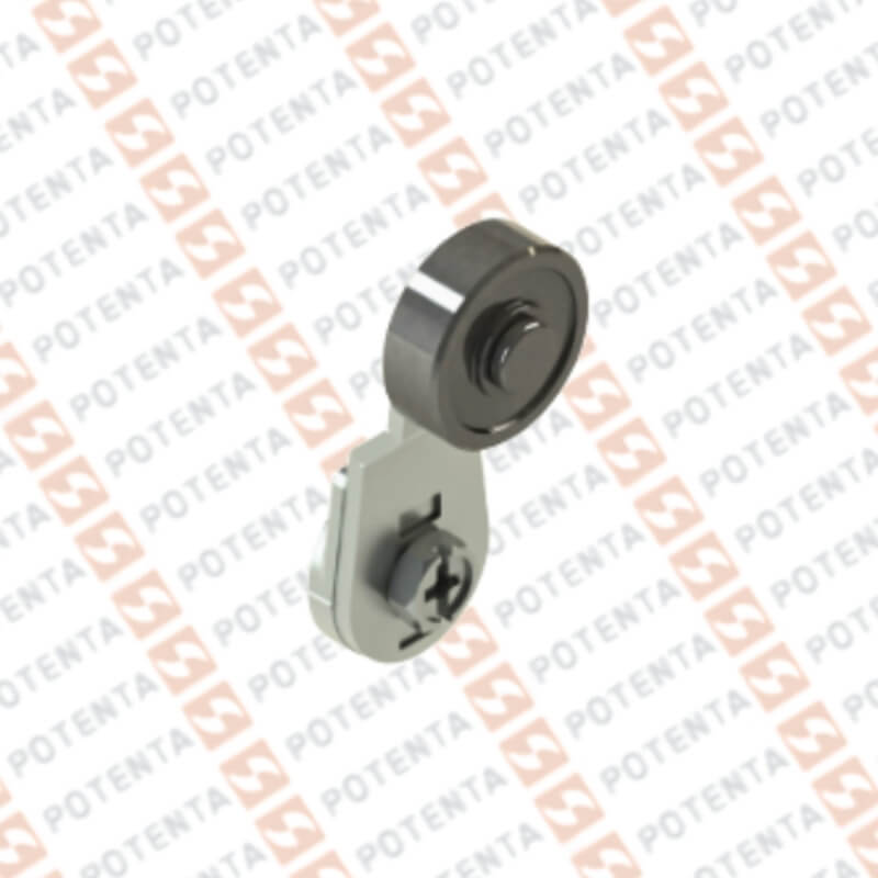 Ensamble FD, Actuador palanca codo 13.5mm con rueda metálica, Pizzato