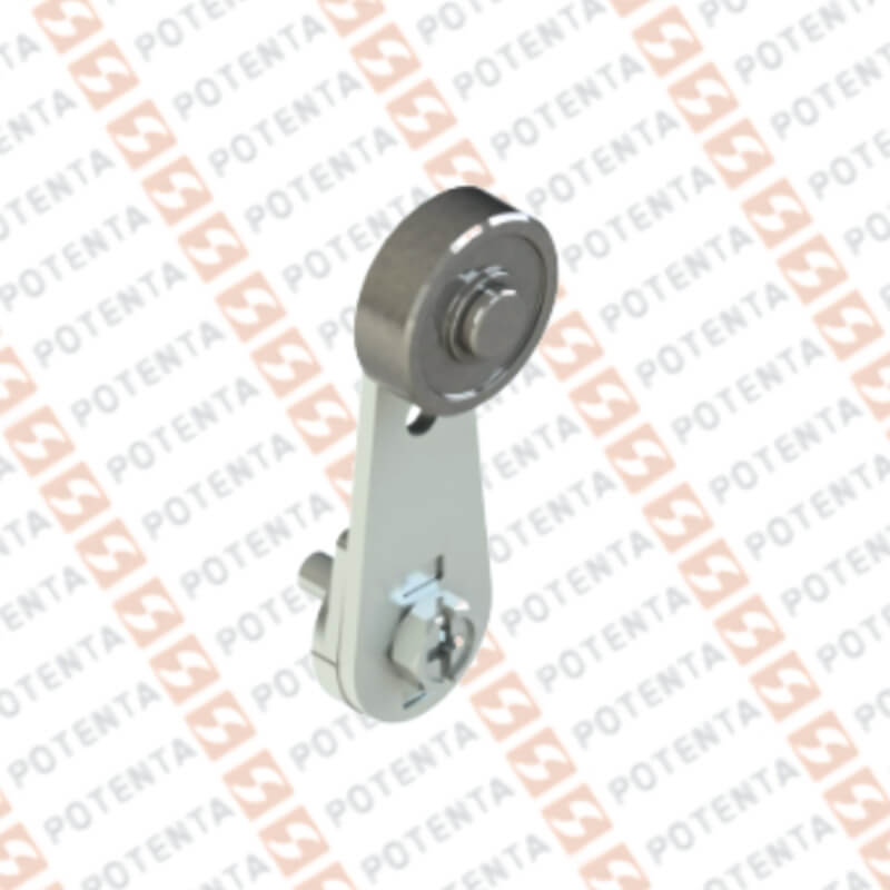 Ensamble FD, Actuador palanca Recta rueda metalica, Pizzato