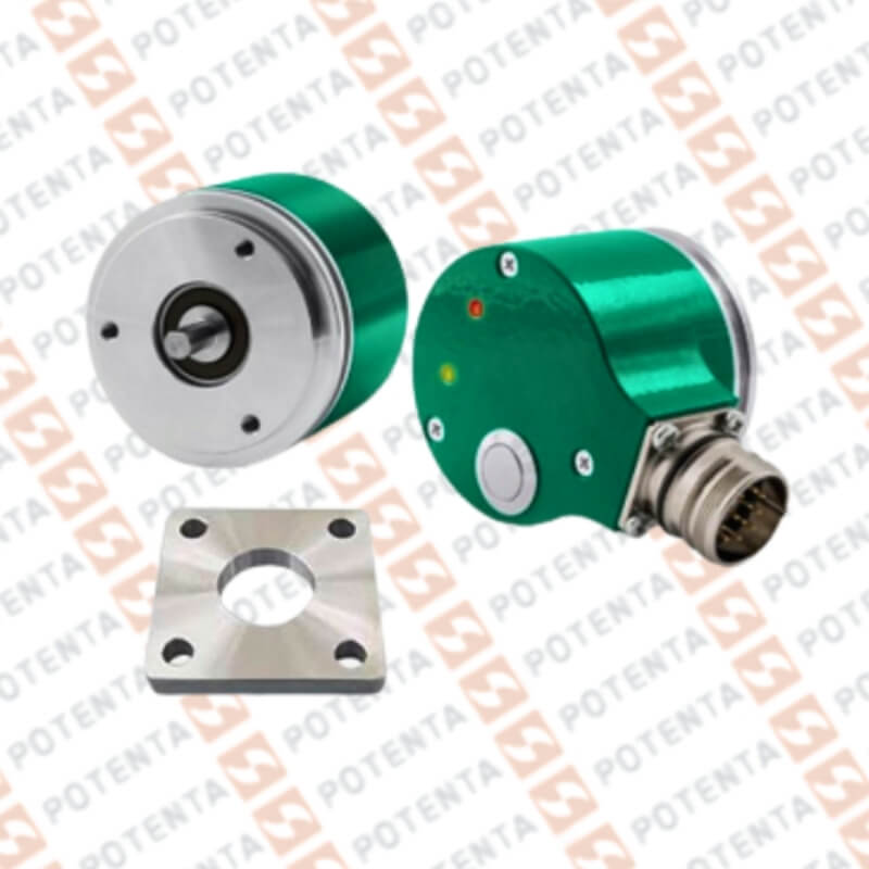 Encoder incremental IQ58, eje/sal=9.5mm, 5/11-30Vdc programable 1a16384ppr, pp/ld ab0-neg, m23-12 Lika