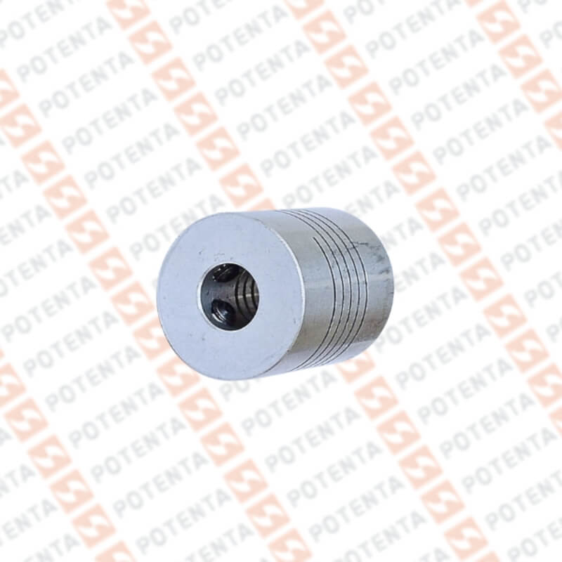 Acople flexible aluminio, eje=6x6mm, d/externo=25mm, l=24mm, Lika