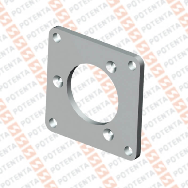 Accesorio brida cuadrada para encoder serie IQ58, Lika