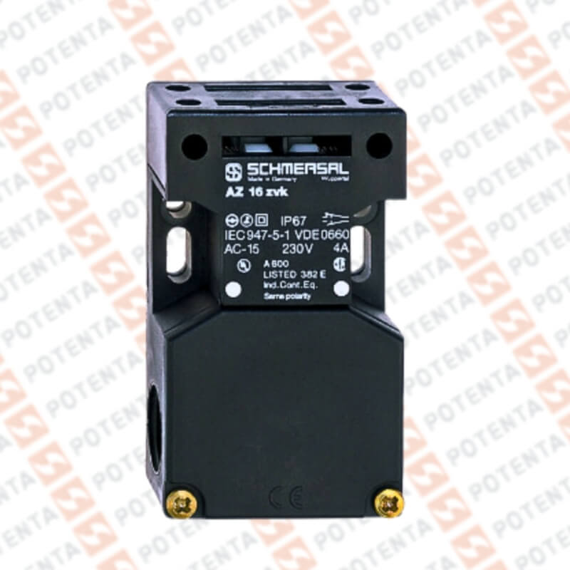 Interruptor seguridad mecánico Rect, 2nc+no, 3pst-250-4A, Con=terminal, Schmersal