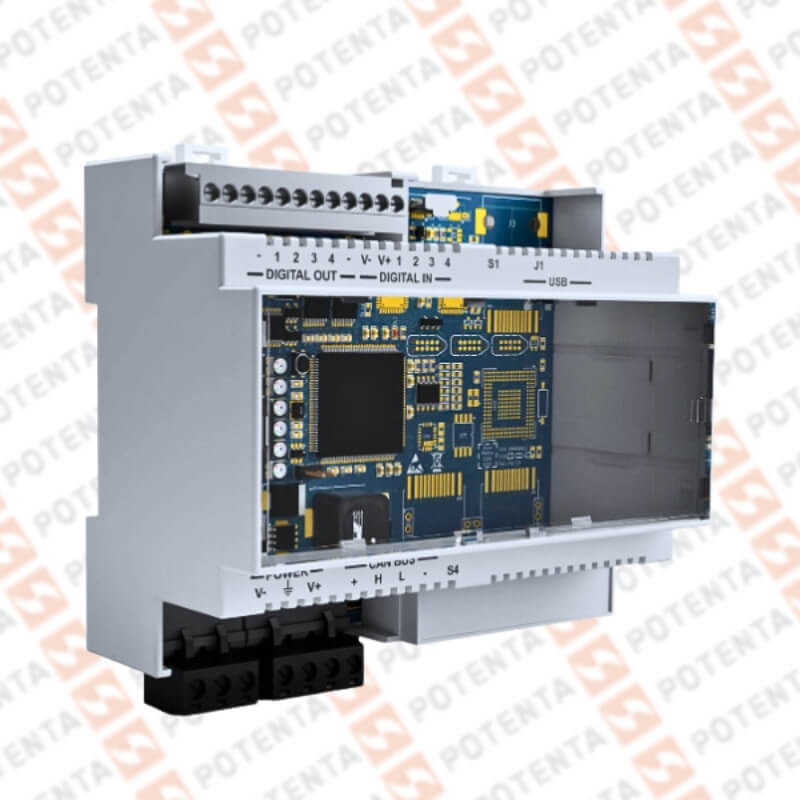 Controlador seguridad, scanner 3D S200, 24VDC, 2DI 4DO usb, CAN bus, riel din, Inxpect