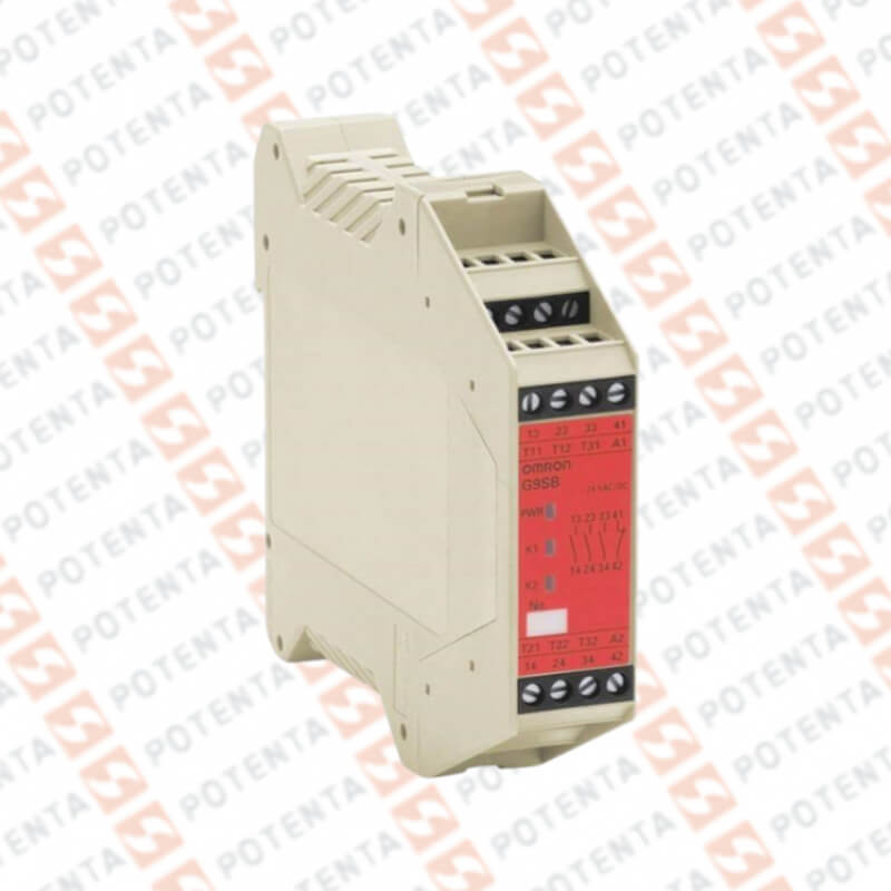 Rele seguridad, 24vdc/vac, 2 canales, reset=manual, 3pst-no spst-nc, Omron