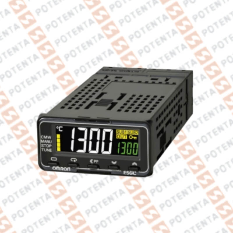 Controlador temperatura/proceso, 48x24mm, universal, 100-240vac, SSR, 2alarma, terminal, Omron