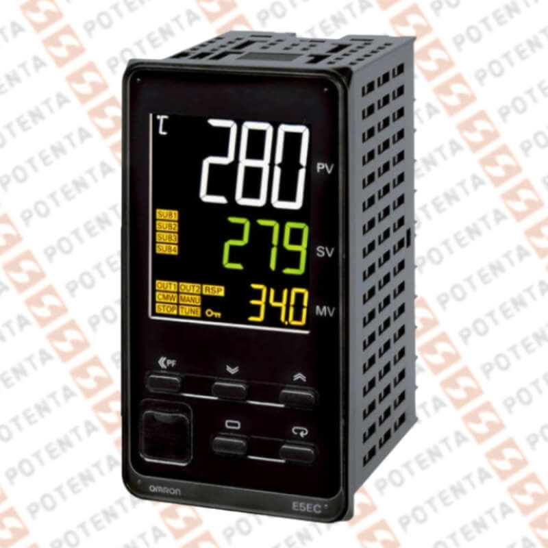 Controlador temperatura/proceso, 48x96mm, universal 100-240Vac, ssr/rele, 4alarma, terminal, Omron
