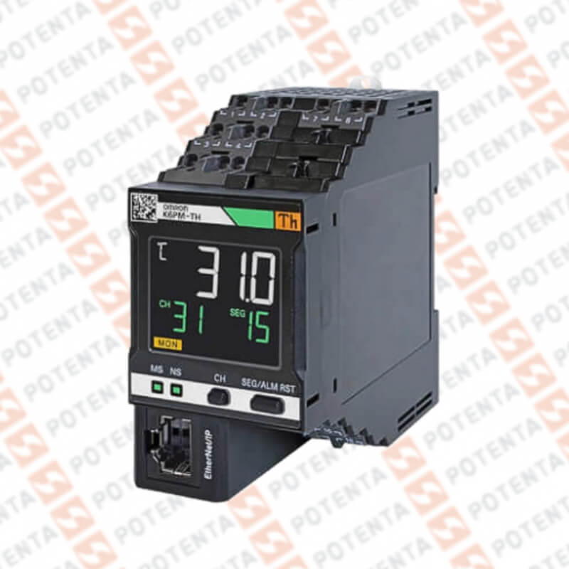 Monitor condición térmica k6p, 24vdc npn, ethernet/ip modbus/tcp serial rs485, Omron