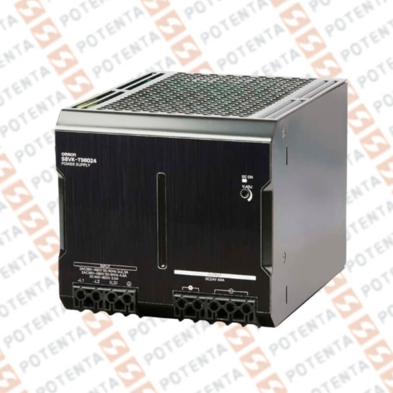 Fuente alimentacion 3F, 380-480Vac, 40A, 24Vdc, terminal, riel din, Omron