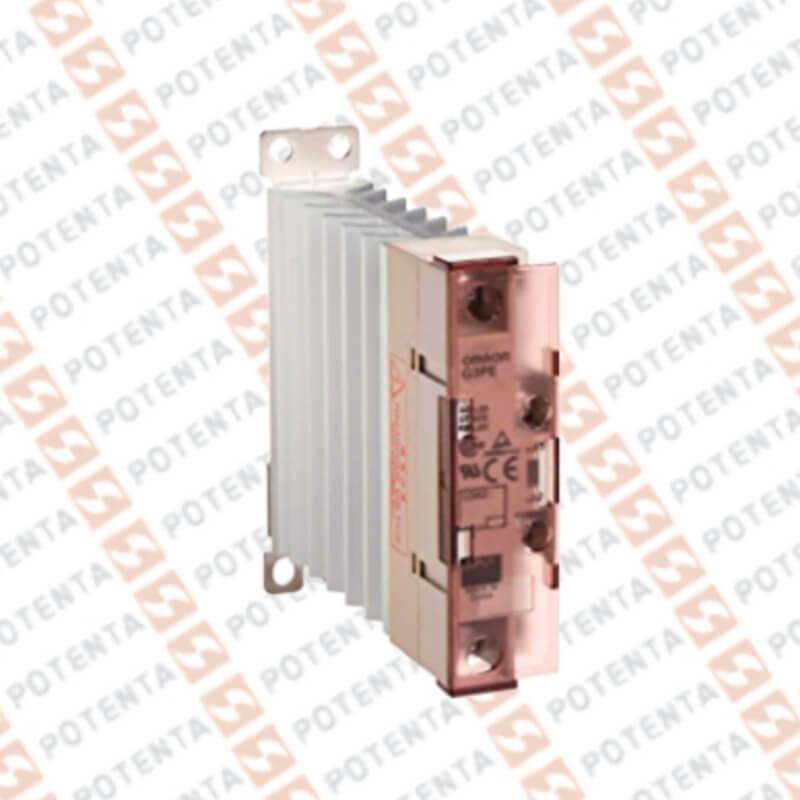 SSR, serie G3PE, 1F control 9...30Vdc, carga 25amperios, 75...264Vac, con disipador, Omron