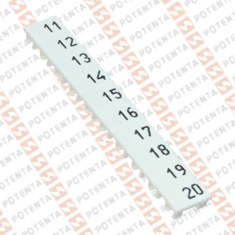 Etiquetas numeradas, 1-10 p/s2.5, Omron