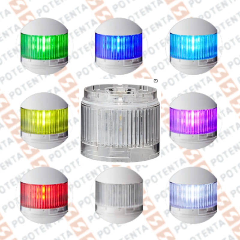 Ensamble LR6, Modulo luz led 7 colores, Patlite