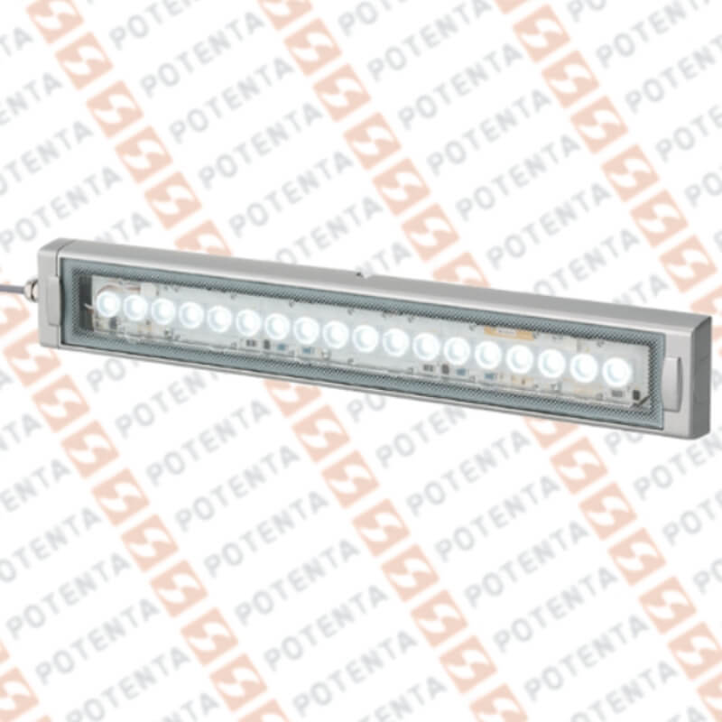Barra luz led clk, 24Vdc l=300mm 2100luxes luz día, ip66g/67/69k, Patlite