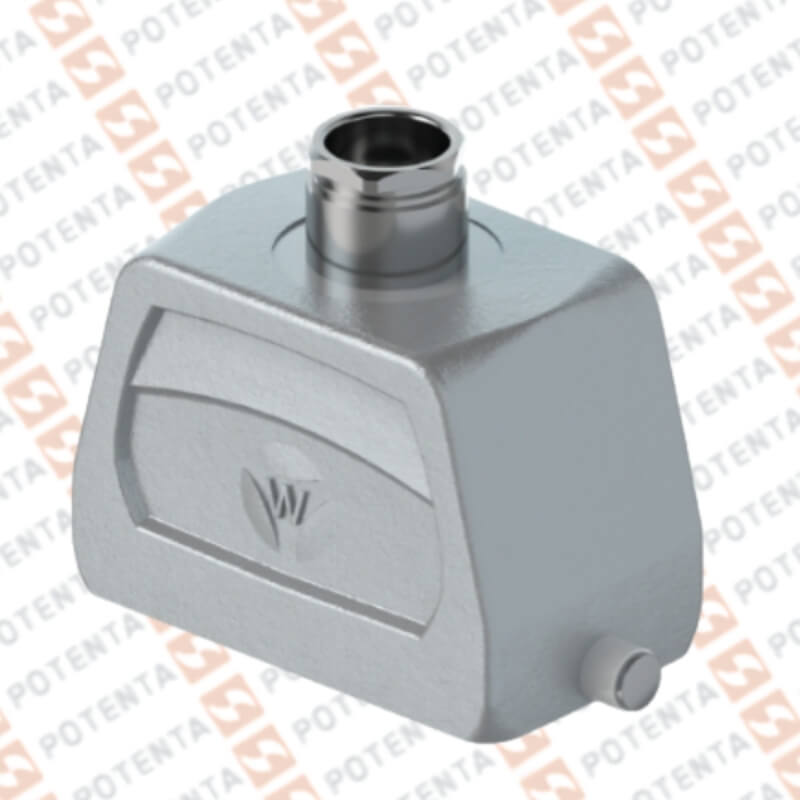 Capota S6 metal, 1n-sujecion, entrada pos con prensaestopa m20 ip54, Wieland