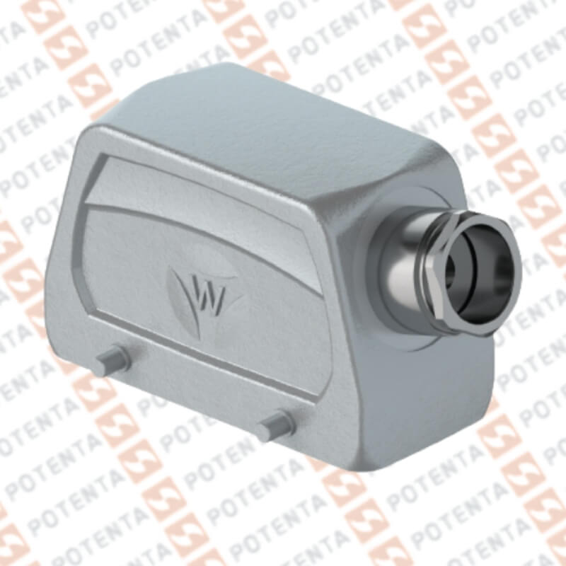 Capota S24 metal, 2n-sujecion entrada lat con prensaestopa m32, ip54, Wieland