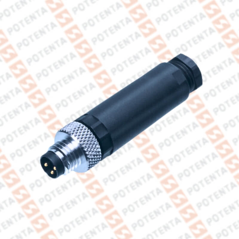 Conector armable macho m8-4p recto, ip67, P+F