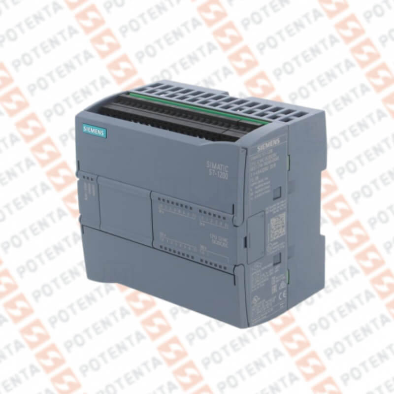 PLC S7-1200, 1214C 24Vdc, 14 DI, 10DO PNP, 2AI (0-10Vdc),1 slot/1 puerto Ethernet, Siemens