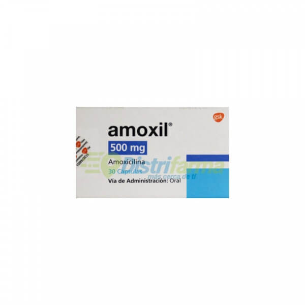 AMOXIL 500MG CAPSULAS X 30*3