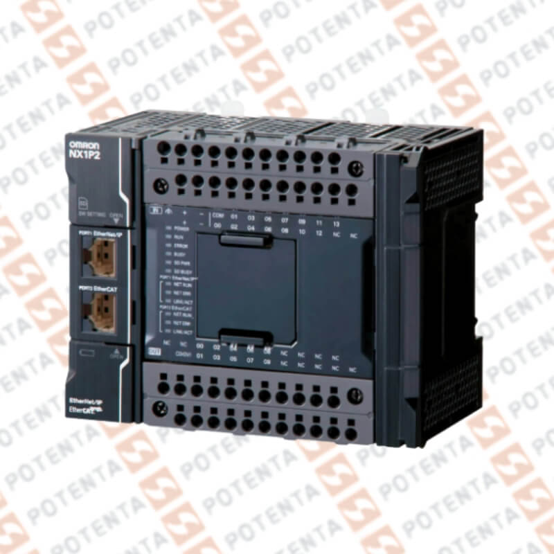 Controlador de máquina NX1P, 14/10 E/S de transistores (PNP), 4 ejes simples, Omron