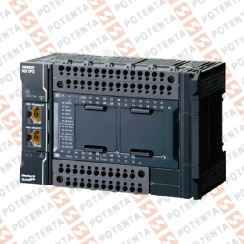 Controlador de máquina NX1P, 24/16 E/S (PNP), 4 ejes sincrónicos + 4 ejes simples, Omron