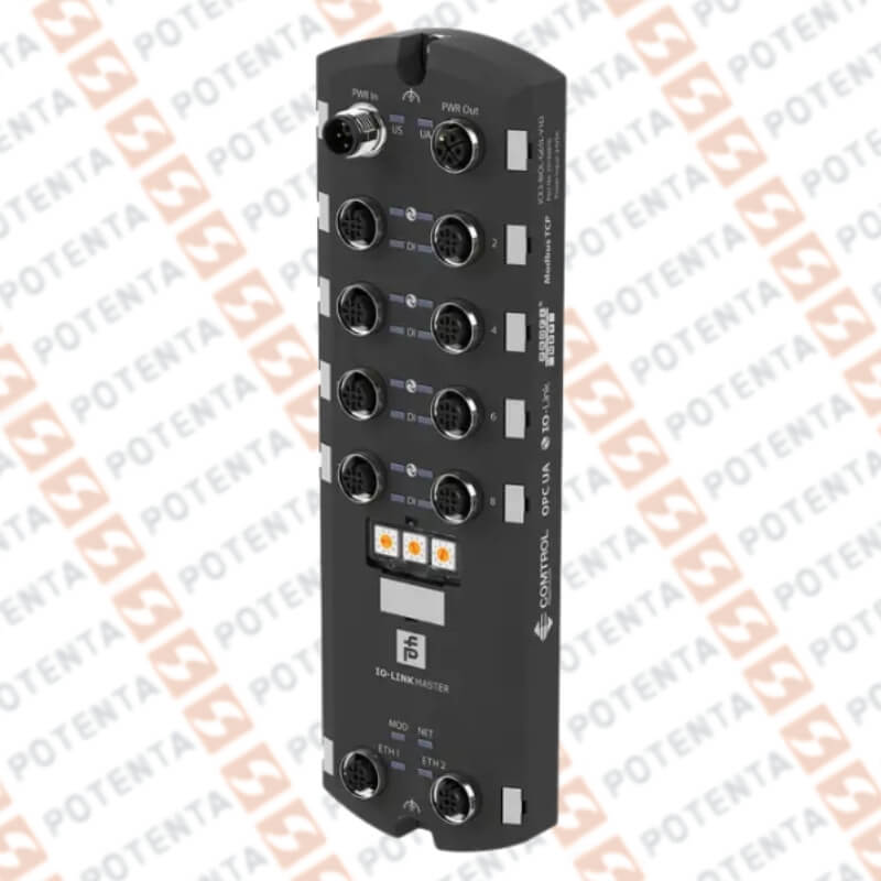 Maestro iolink, 8 puntos m12-4p, ethernetip/opc-uact/mqtt/modbustcp, ip67, P+F