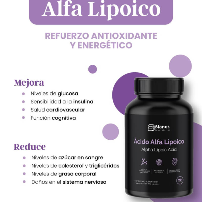 ACIDO ALFA LIPOICO antioxidante natural