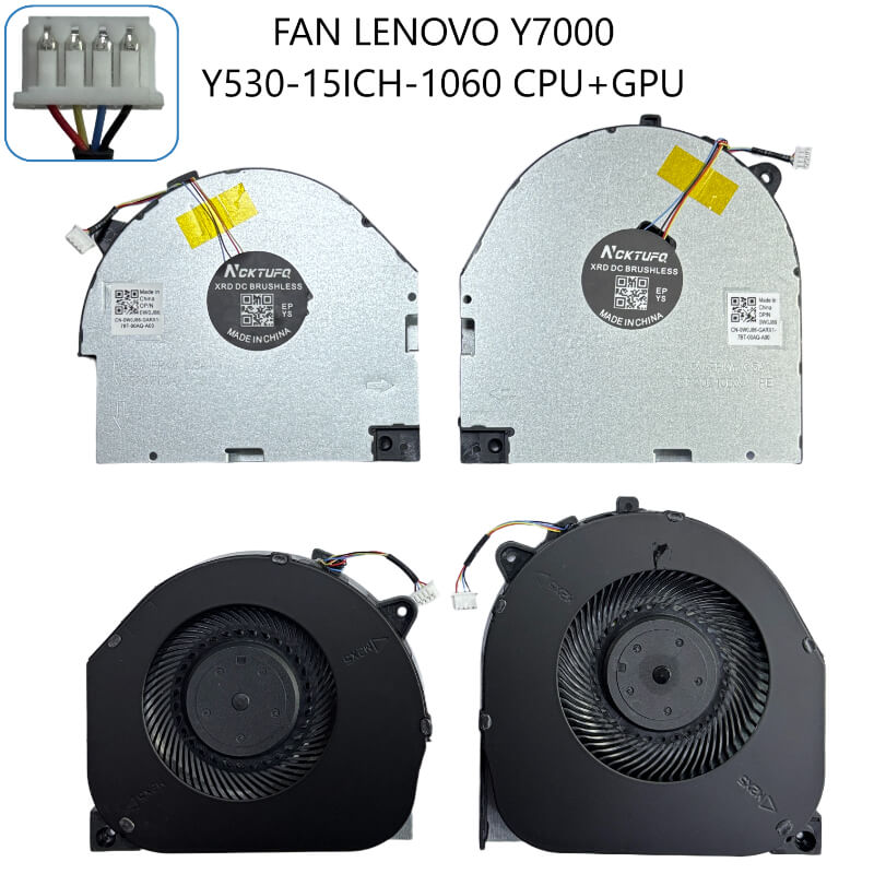 FAN Lenovo Y7000 Y530-15ICH-1060 CPU+GPU