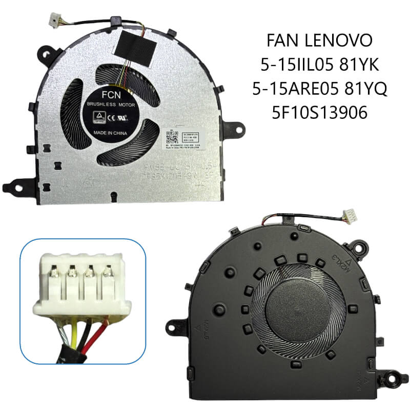 FAN LENOVO 5-15IIL05 81YK 5-15ARE05 81YQ 5F10S13906