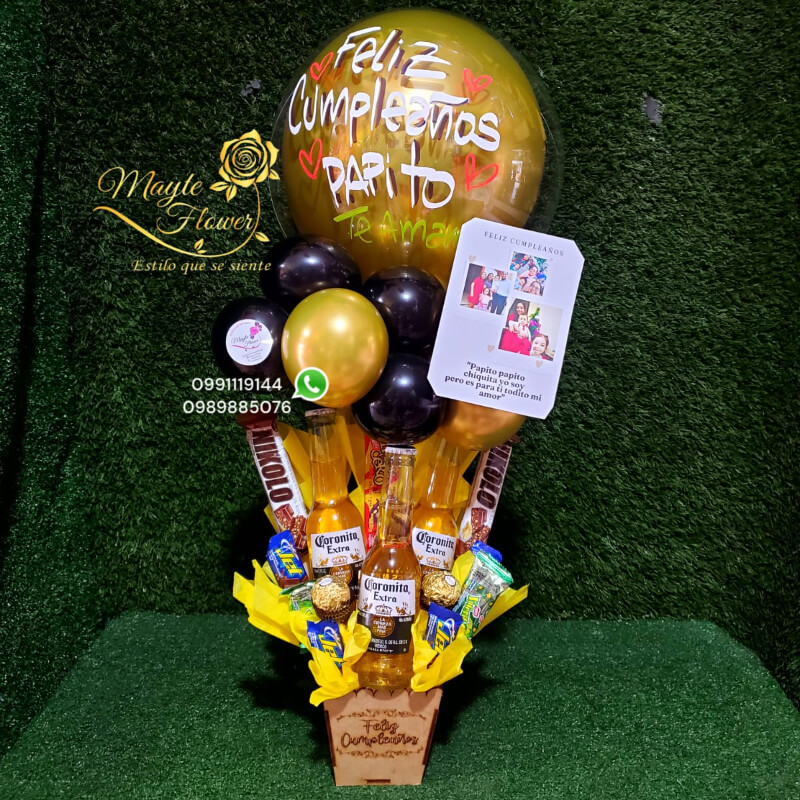 Base Pequeña con Cervezas y Dulces