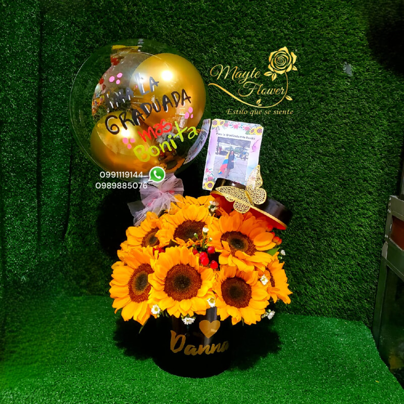 Box de Girasoles Graduacion