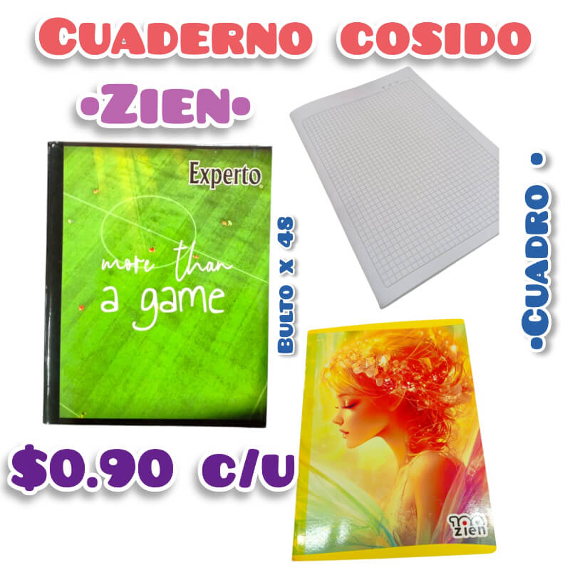 CUADERNO COSIDO ZIEN