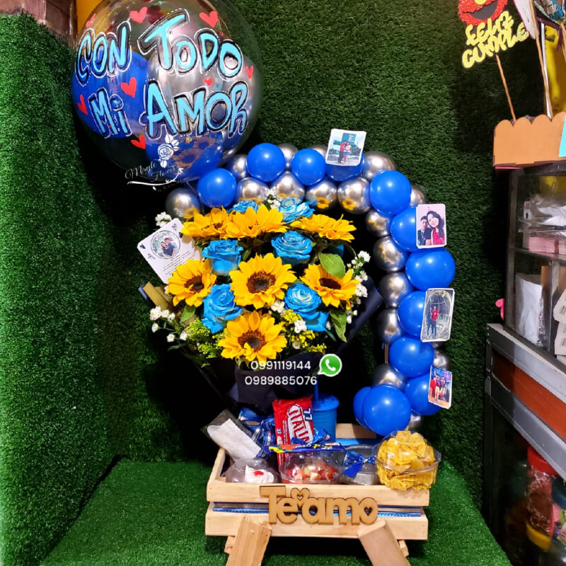 Desayuno Te Amo con Flores