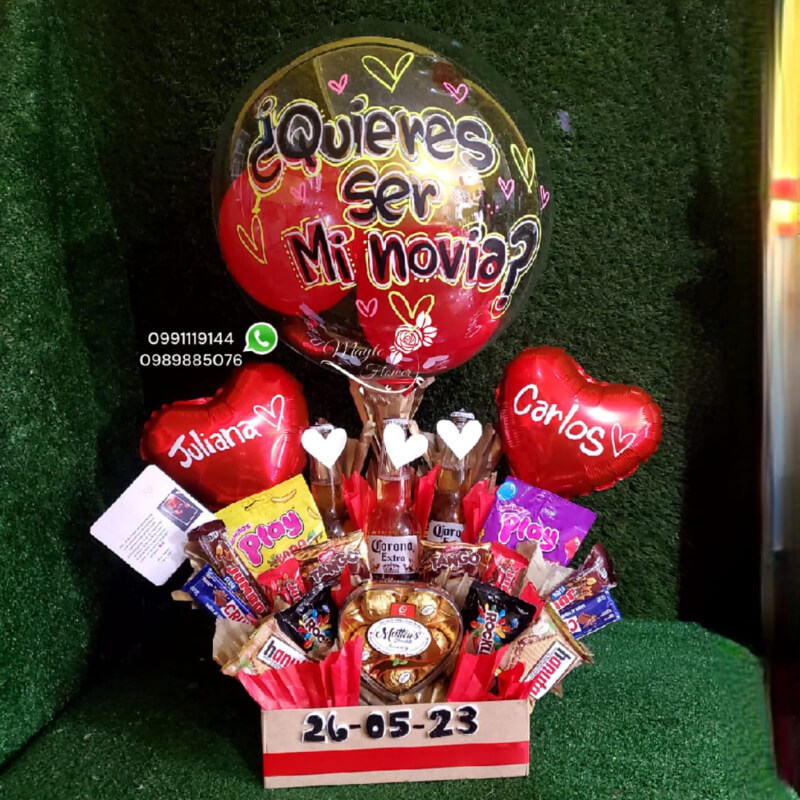 Detalle Con Cerveza y Dulces Varios