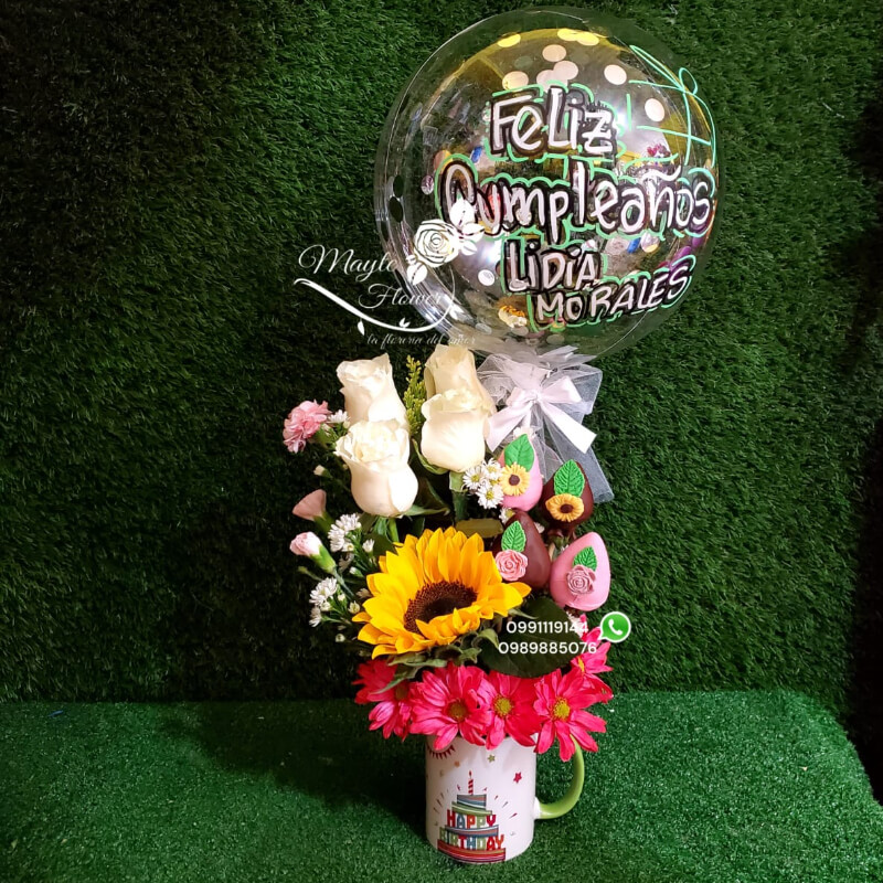 Taza Personalizada con Fresas