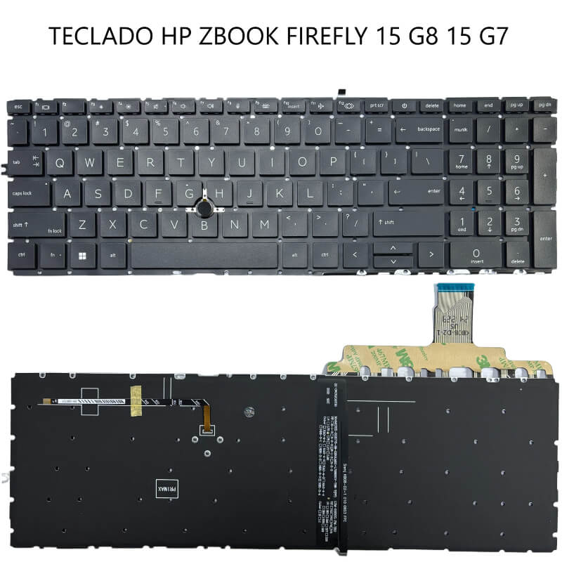 TECLADO HP ZBook Firefly 15 G8 15 G7