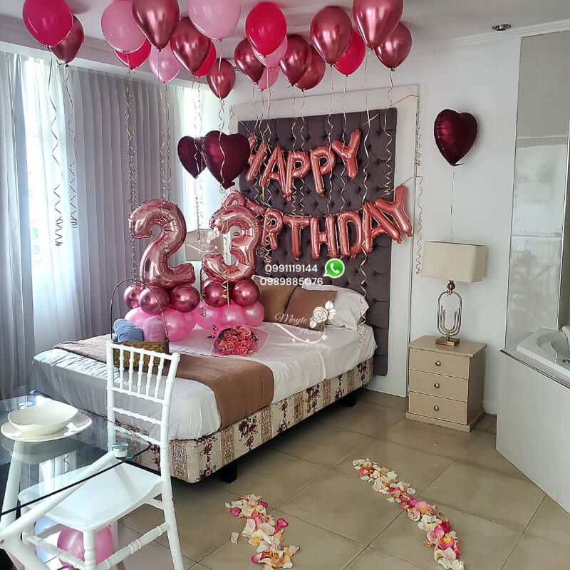 Decoracion de Habitacion Cumpleaños