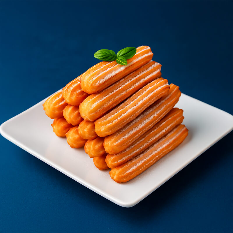Churros tradicionales listos (12 Uds.)