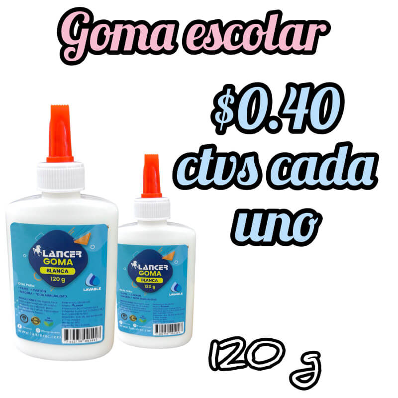 GOMA ESCOLAR 120gr