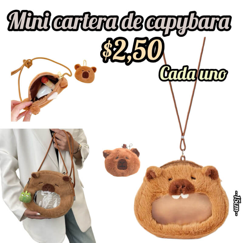 MINI CARTERA -CAPYBARA