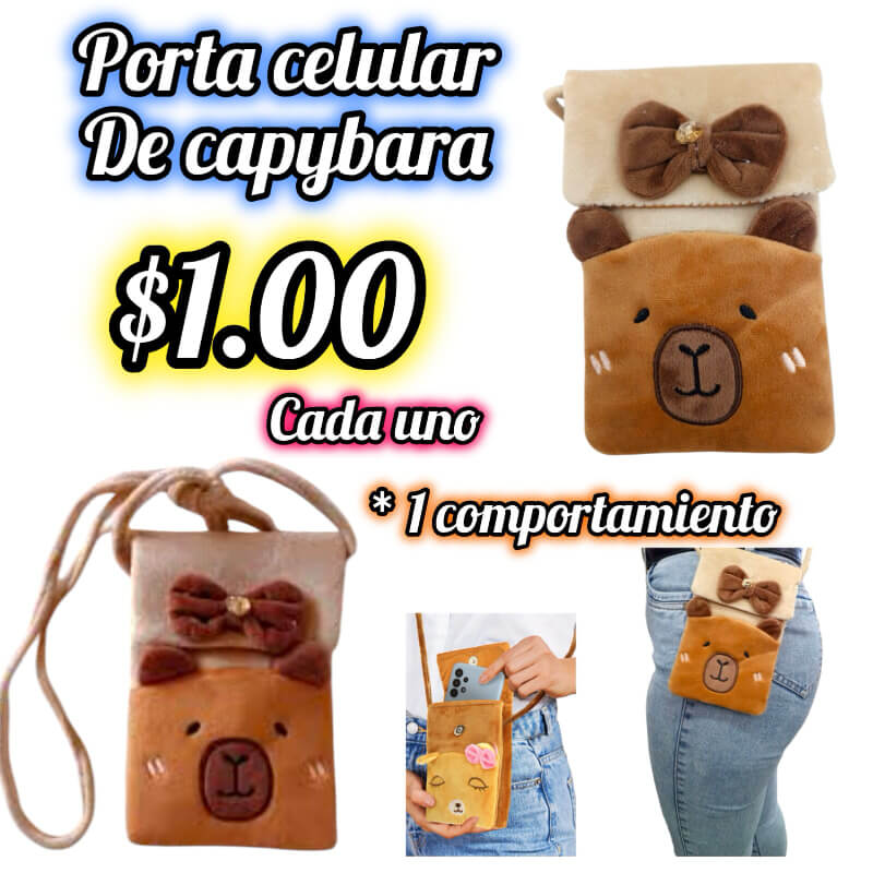 PORTA CELULAR DE CAPYBARA