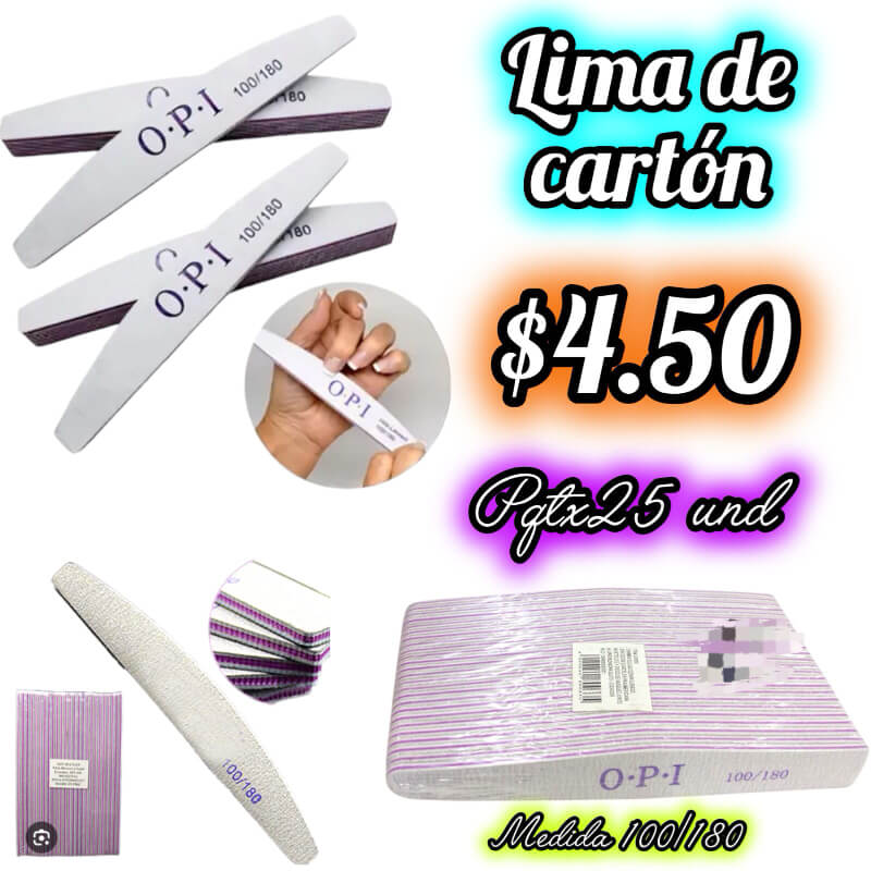 lima de cartón