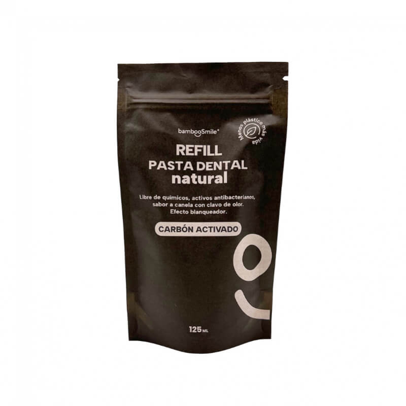PASTA DENTAL NATURAL CARBÓN ACTIVADO REFILL 125 ML