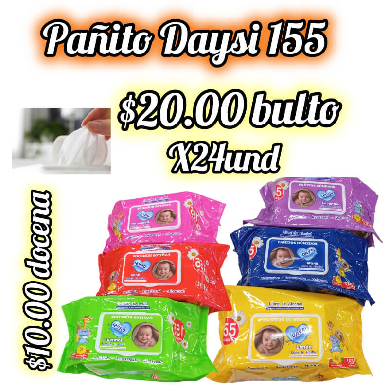 PAÑITO HUMEDO DEYSI X 155