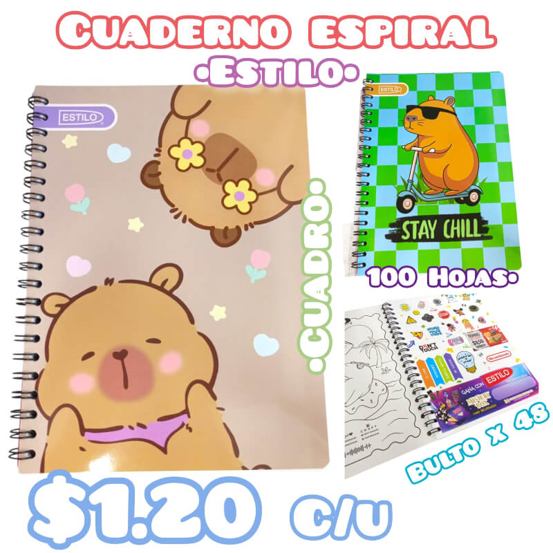 CUADERNO DE CUADRO ESTILO