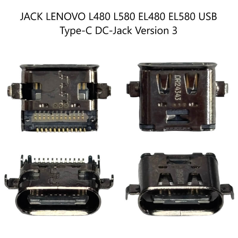 JACK Lenovo L480 L580 EL480 EL580 USB Type-C DC-Jack Version 3