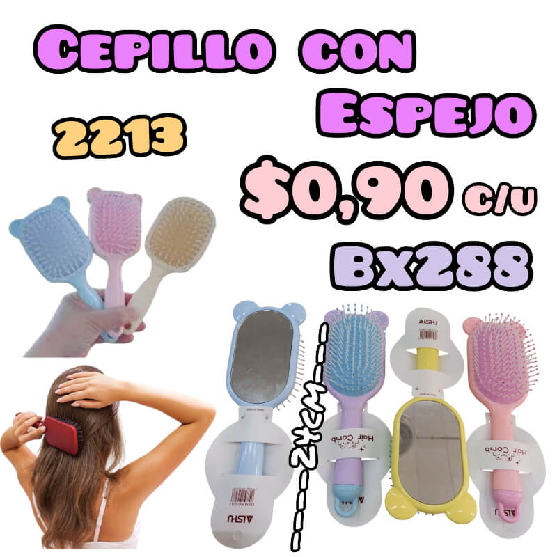 CEPILLO CON ESPEJO