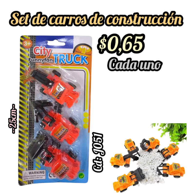 SET DE CARROS DE CONSTRUCCION