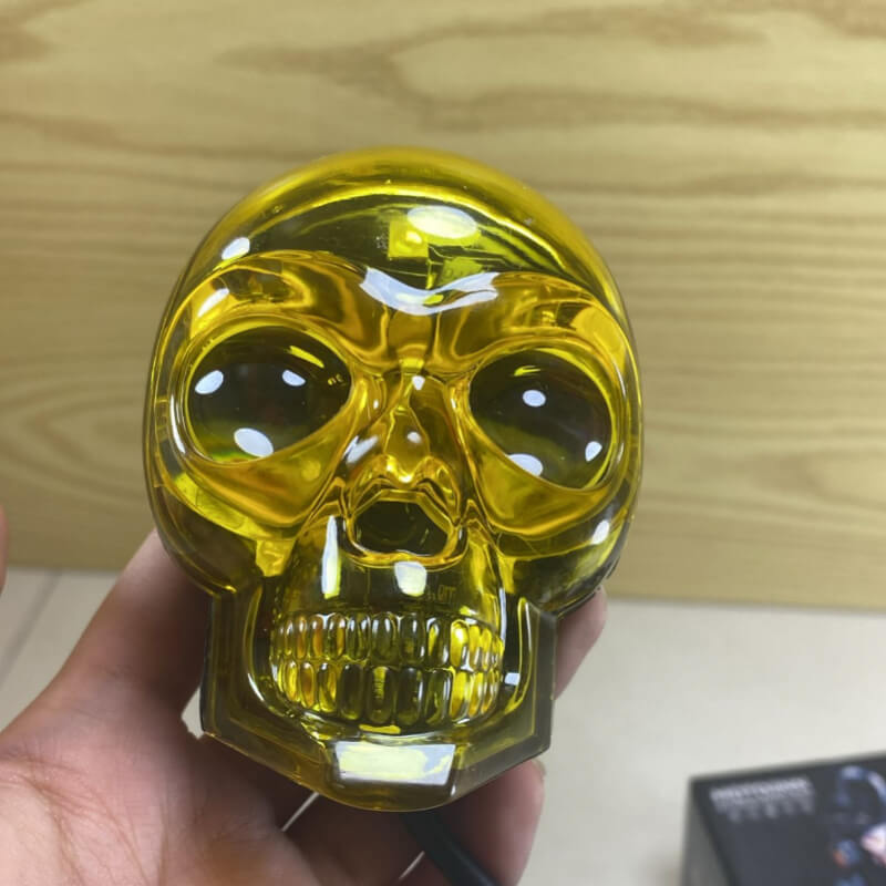 faro de calavera para moto yellow